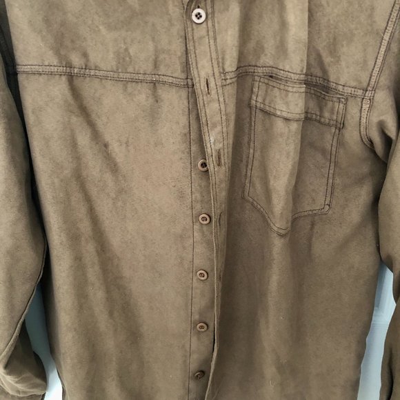 Long sleeved  and COMFY shirt. Velvet brown - Picture 2 of 3